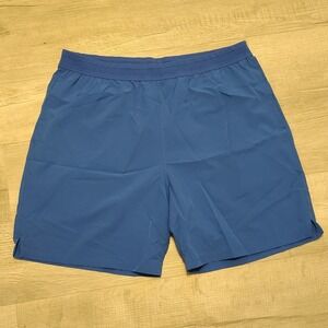 Fabletics‎ Shorts Blue The Fundamental Athletic Active Gym Men XL Lined Train